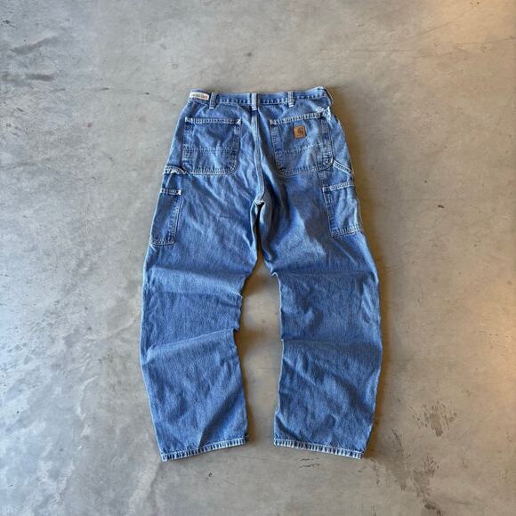 vintage carhartt dungaree fit carpenter jeans - Picture 1 of 5